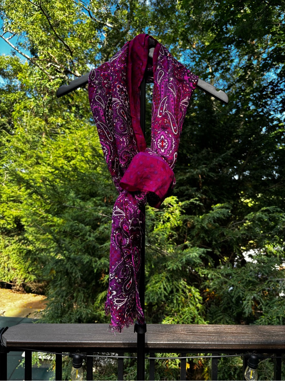 Banana Republic Paisley Women’s Scarf 56% Wool 42% Silk